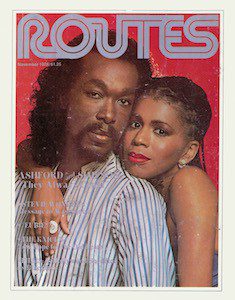 ROUTES MAGAZINE, November 1978 -- Ashford & Simpson Cover photo Don Lynn