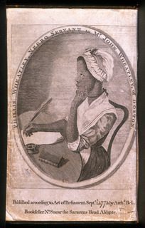 Poet Phillis Wheatley (ca. 1754-1784)