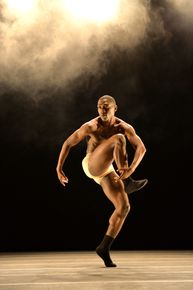 Ailey II’s Chalvar Monteiro in Dwight Rhoden’s “Hissy Fits”. Photo by Eduardo Patino, NYC