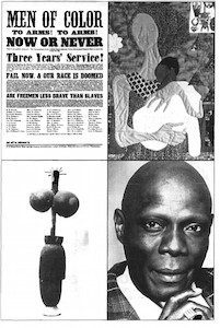 Art, Crafts & Memorabilia -- Men of Color cover & Raven Chanticleer's African-American Wax Museum of Harlem