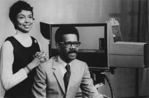 Ellis Haizlip and assistant producer Alice Hille (image by Christopher Lukas)