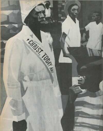 "Lady in White" painting by Ernest Chrichlow.