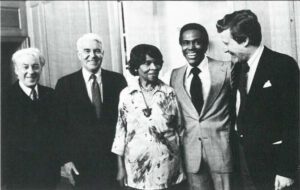 COLUMBIA DANCE THEATRE: (From left,) Karel Shook, co