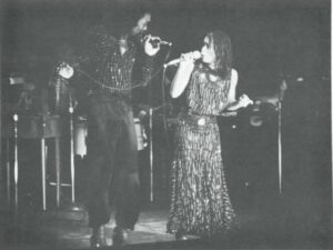 Ashford & Simpson performing on stage