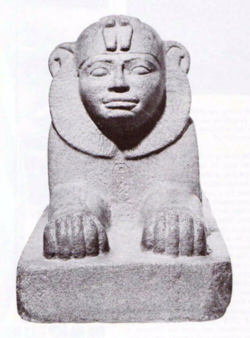 Nubian Art Exhibit: Sphinx of King Tahargo