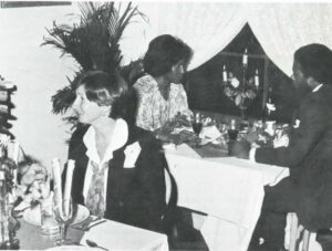 Leoni Au Coin D’Haiti Restaurant. A Couple dining.