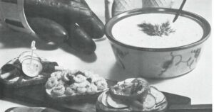 Diet -- jogurt and vegetables