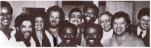 The Whispers (L-R)Leaveil Degree, Marcus Hutson, Edna Collison, Bill Meehan, Arnie Orleans, Nicholas Caldwell, Bud Dain, Eddie DeJoy, Chuck Thagard