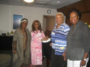 L-R Barbara Harris, Aretha, Audrey Smaltz, Gail Marquis 2017