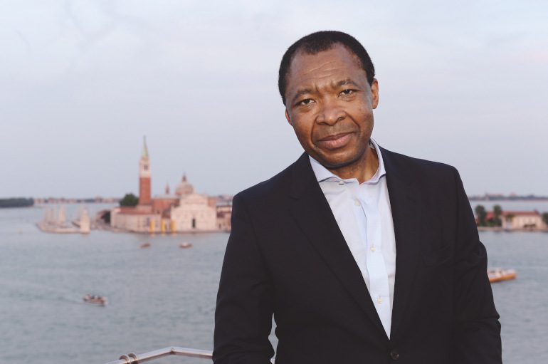 Okwui Enwezor. Courtesy Archivio Storico della Biennale di Venezia – ASAC. Photo: Giorgio Zucchiatti.