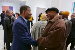 Ademola with William T Williams - Photo by Donna Mason