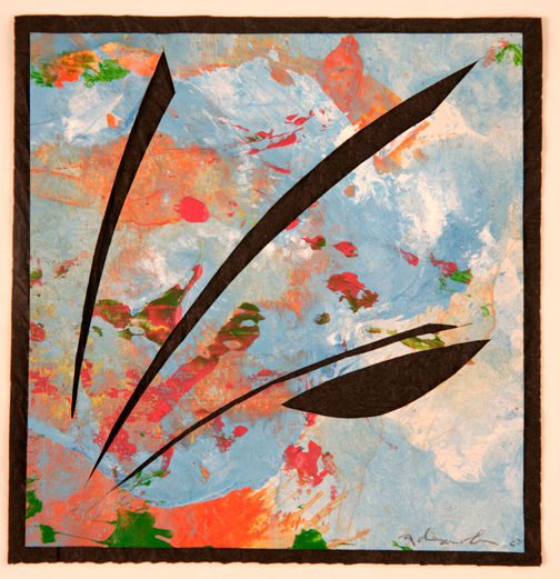 A 4 x 4 inch miniature selection from the “New American Landscape Suite,” (NALS)