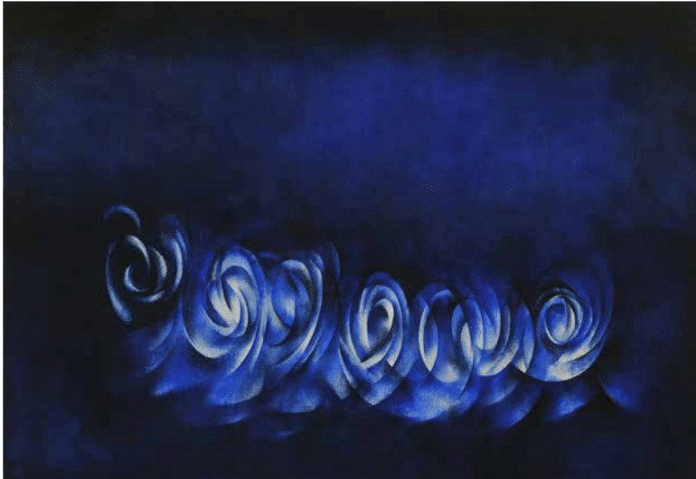 Norman Lewis, Untitled, 1976, oil on canvas, 50 1/8 x 72 1/8 in. Permanent Collection of The Art Students League