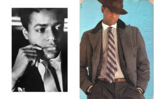 Jeffrey Banks portrait by photographer Lynn Kohlman. Renauld white wearing Jeffrey Banks designs, photographer Bruce Weber -- The finest African-American Fashion Designers