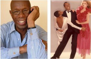 Jon Haggin image by photographer Bo Zaunders. Jon’s designs worn by models Olivia Chapman & Suzi Gilder, photographer, Ted Hardin -- The finest African-American Fashion Designers