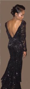 BELINDA MCGUIRE-DAVID - Black Prom Dress