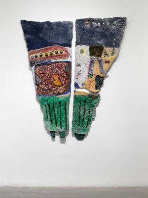 mek moon meditation, 2021, Nickola Pottinger - Soft Water Hard Stone — 2021 Triennial: Soft Water Hard Stone,” 2021. Exhibition view: New Museum, New York. Photo: Dario Lasagni