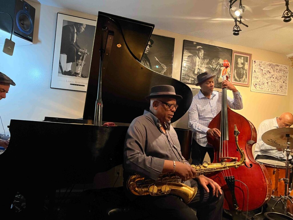 Bill’s Place, Speakeasies and Billie Holiday on Swing Street. Bill Saxton (saxaphone) with his Harlem All Stars at Bill's Place a Harlem Speakeasy.