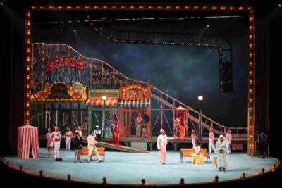 A scene from Lincoln Center Theater's THE SKIN OF OUR TEETH.