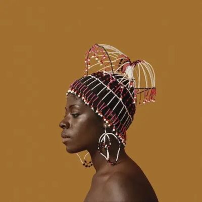 Kwame Brathwaite portrait girl with beaded hat