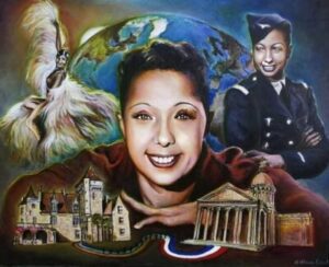 Tableau de Josephine Baker par Jean-Loup Othenin-Girard
