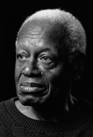 Ernest Crichlow Summer 1914 Painter One child "Art is like talking, but to yourself." Photo by Chester Higgins