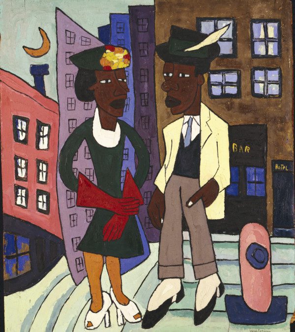 William Henry Johnson's "Street Life, Harlem" -- Harlem Renaissance
