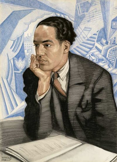 Winold Reiss, Langston Hughes, 1925