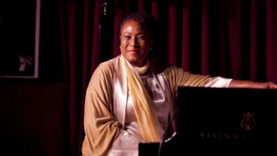 image of Geri Allen at the Village Vanguard in 2011.