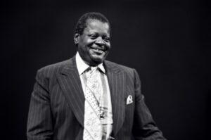Oscar Peterson, By Tom Marcello Webster, New York, USA - Oscar Peterson portrait -1977, CC BY-SA 2.0, https://commons.wikimedia.org/w/index.php?curid=3889466 -- Jazz Fusion?