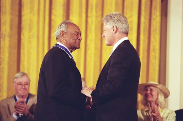Reverend Dr. Gardner C. Taylor was awarded the Presidential Medal of Freedom by President Clinton on August 9, 2000.