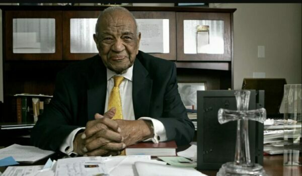 Reverend Gardner C. Taylor is pictured at his home in Raleigh, N.C., on Thursday, November 29, 2007