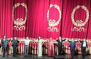 Natalie Lewis performing at the Bayerische Staatsoper