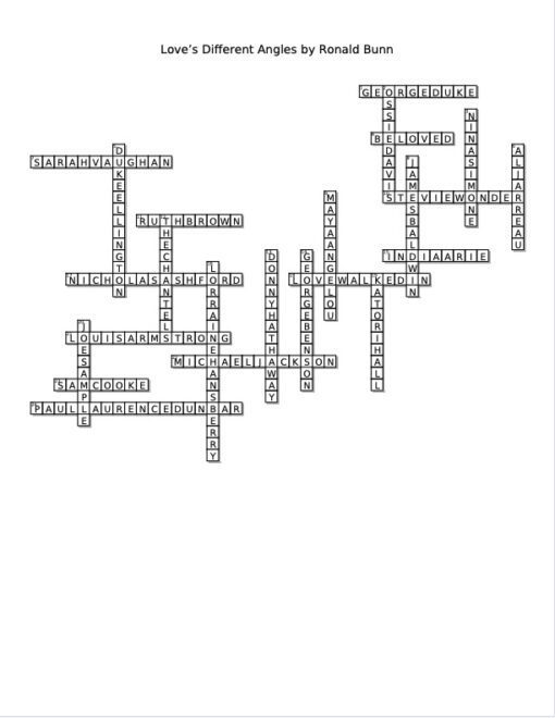 ANSWERS --Love's Different Angles