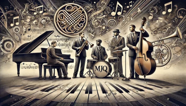 MJQ and Gunther Schuller Graphic -- Introducing the Series: Jazz at the Crossroads of Innovation