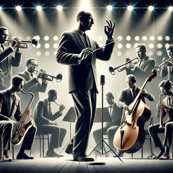 Gunther Schuller Conducting a Jazz Orchestra GraphicBlending Jazz and Classical Music: Schuller, Davis, and MJQ